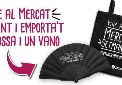 Éxit de participació a la campanya del mercat ambulant